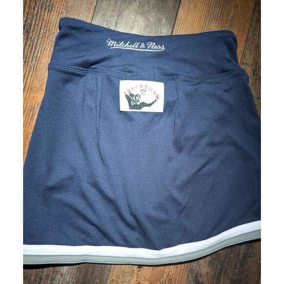 Mitchell & Ness Women’s Dallas Cowboys Cheer Skirt XS – NFL Throwback Navy Blue - Picture 2 of 3